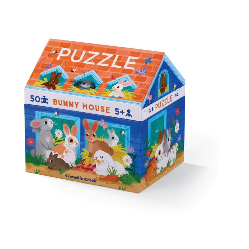 50-pc House Puzzle/Bunny House