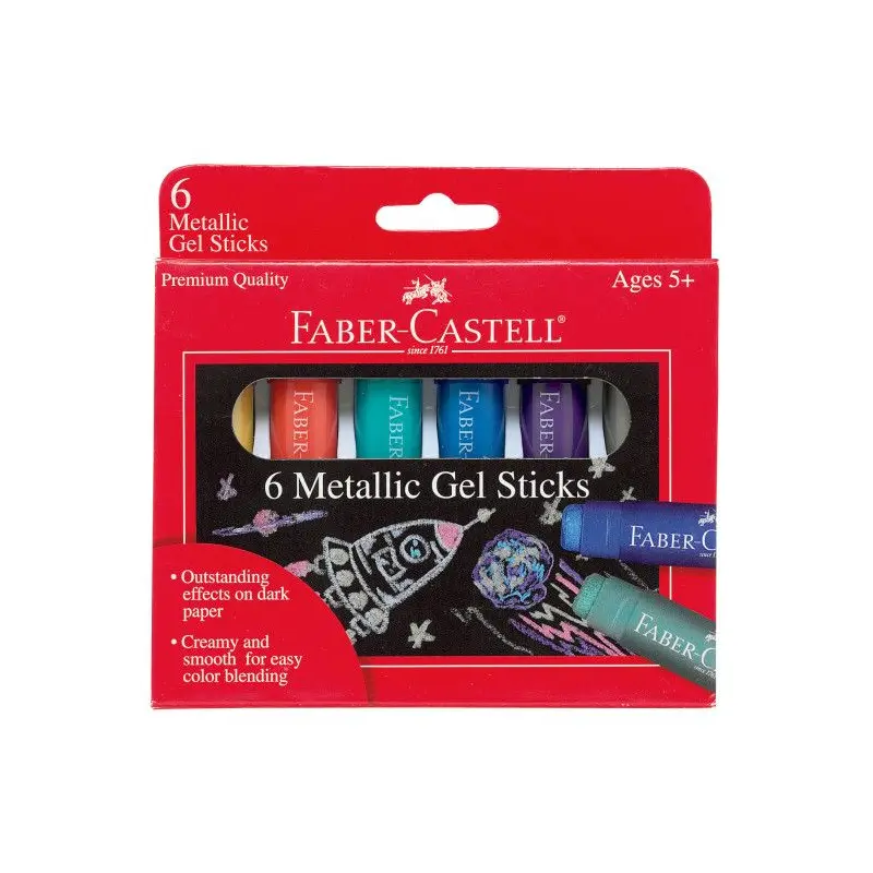 6ct Metallic Gel Sticks