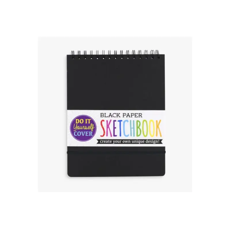 Large DIY Sketchbook: Black