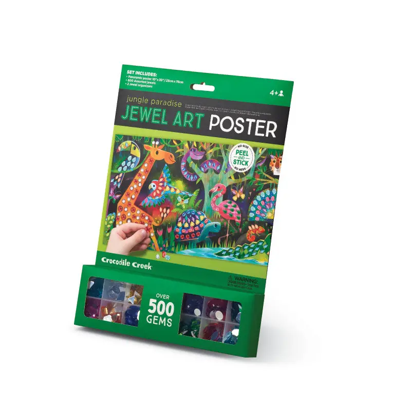 Jewel Art Poster - Jungle Paradise