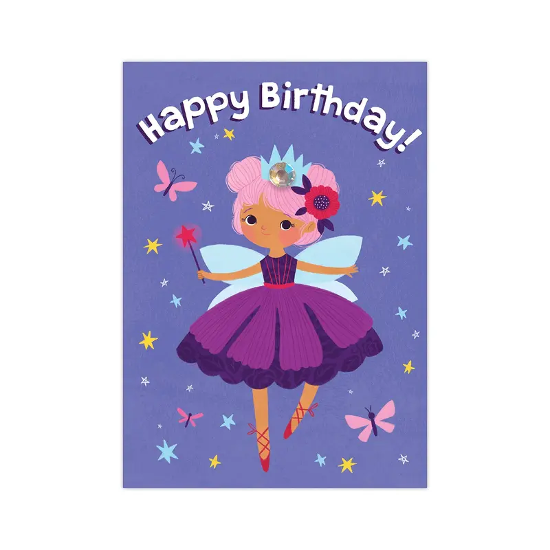 Jewel Cards: Fairy With Jewel Crown Card
