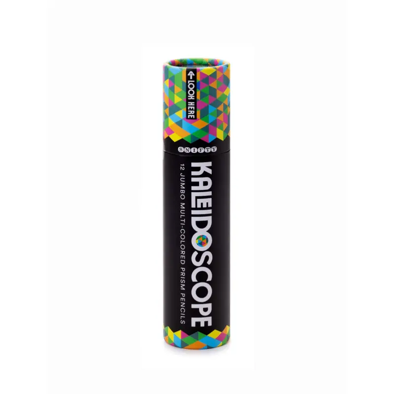 Kaleidoscope Multi-Colored Pencil Tube