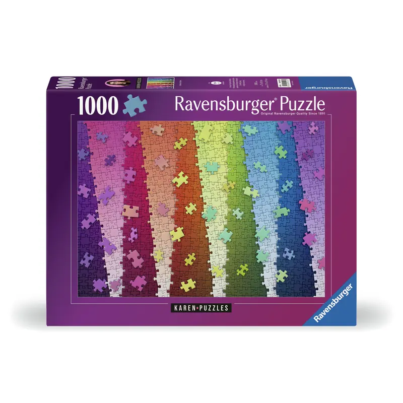 Karen Puzzles: Colors on Colors - 1000 Pc Puzzle