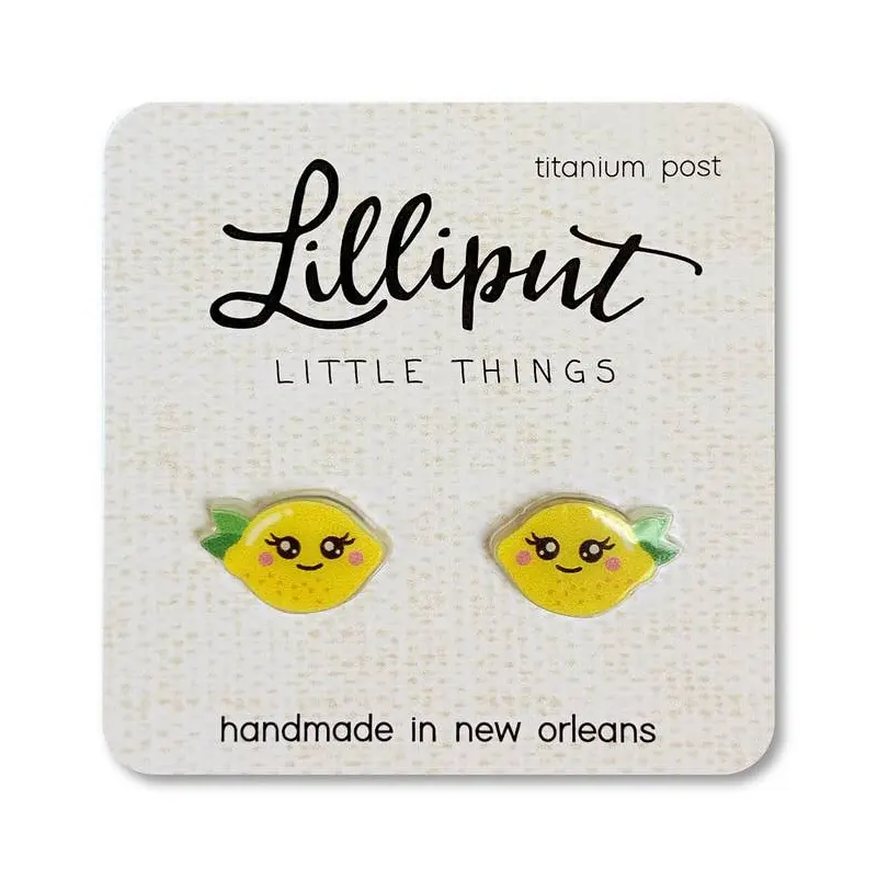 Kawaii Lemon Earrings
