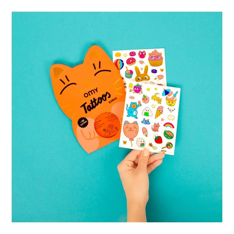 Kids' Temporary Kawaii Tattoos