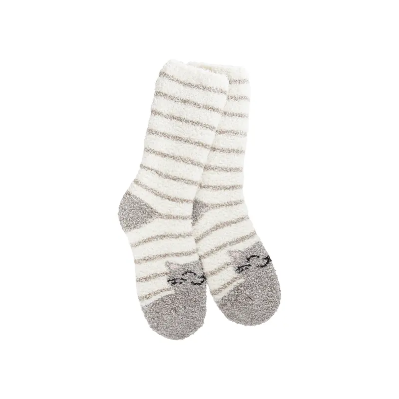 Knit Pickin Fireside Crew OS - Cat Stripe