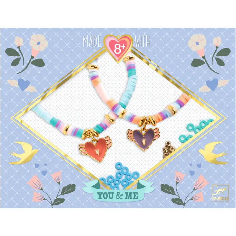 Heart Heishi Beads & Jewelry