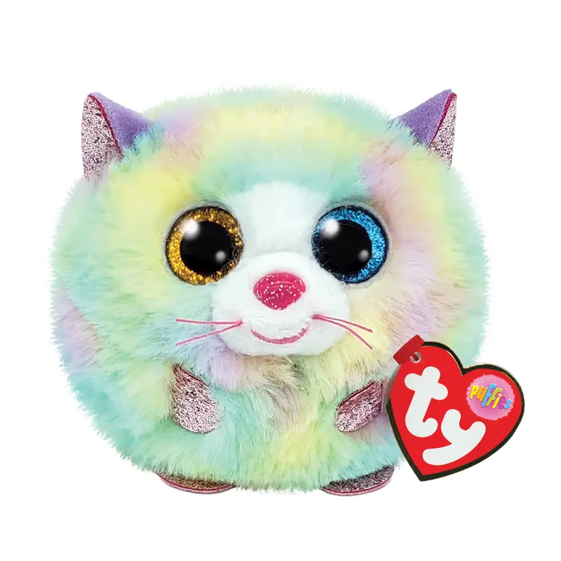 Heather Pastel Cat Puffy