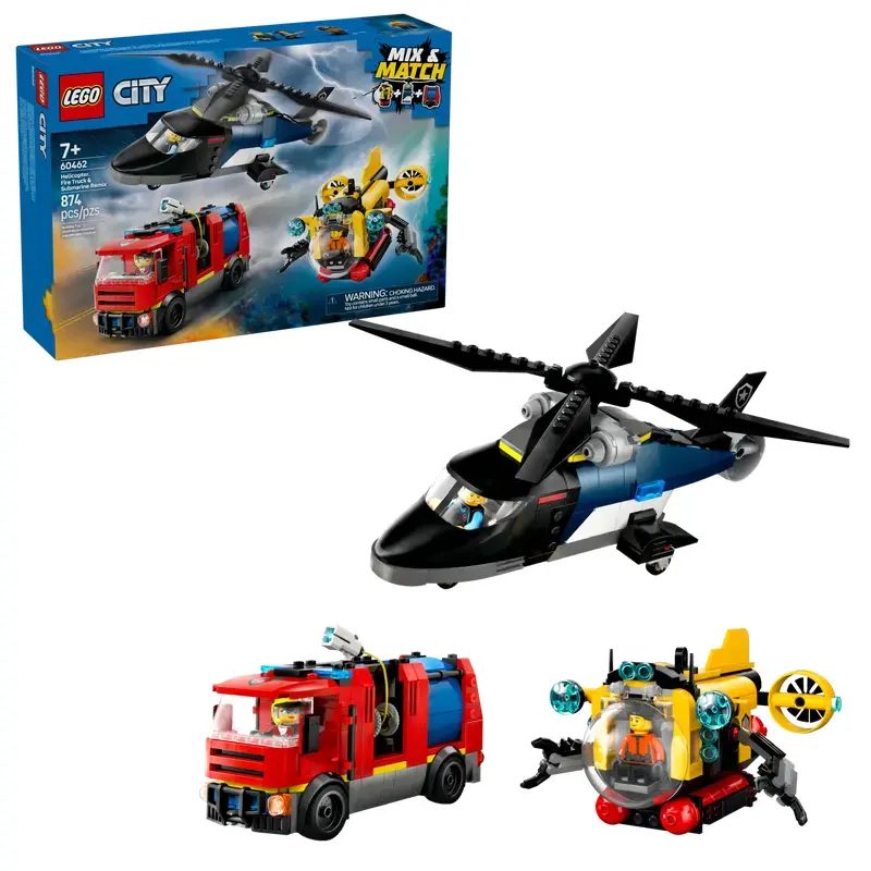 Helicopter, Fire Truck & Submarine Remix