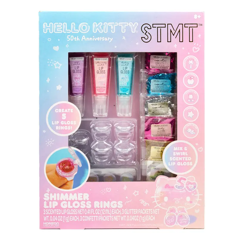 Hello Kitty Shimmer Lip Gloss Rings