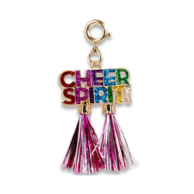 Gold Cheer Spirit Charm
