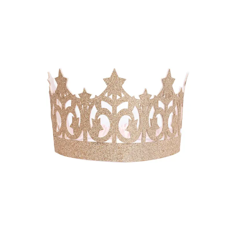 Gold Glitter Crown