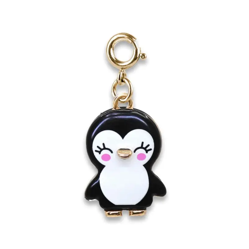 Gold Penguin Charm