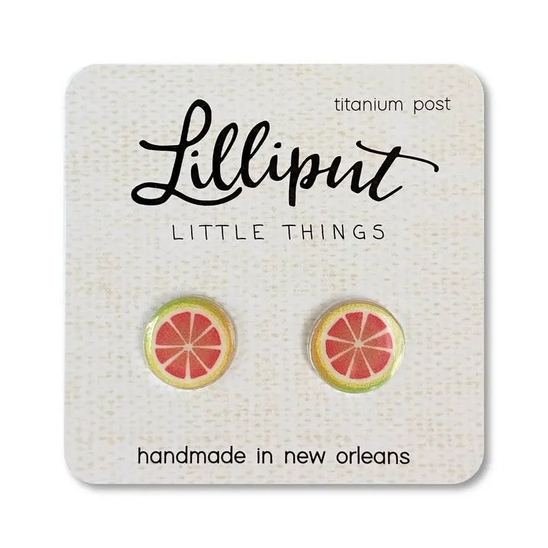 Grapefruit Earrings