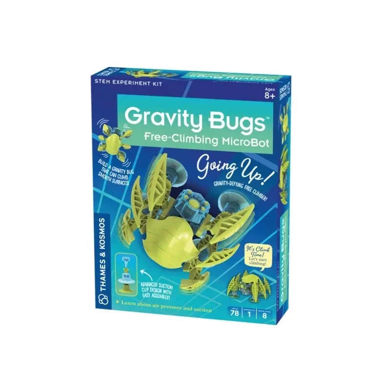 Gravity Bugs: Free Climbing Microbot