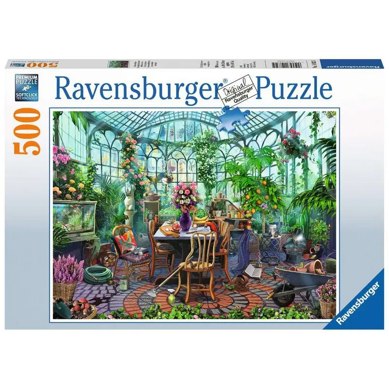 Greenhouse Mornings Puzzle 500 pc