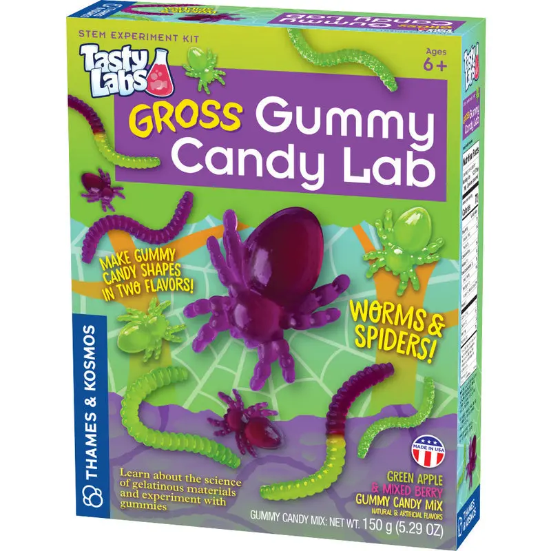 Gross Gummy Candy Lab: Worms  and Spiders