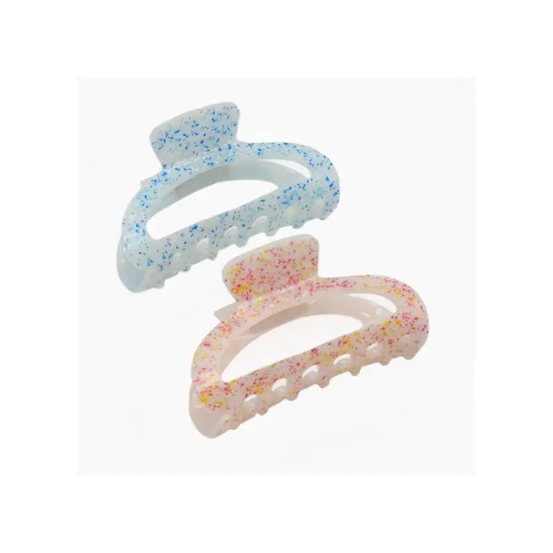 Half Moon Glitter Hair Claw