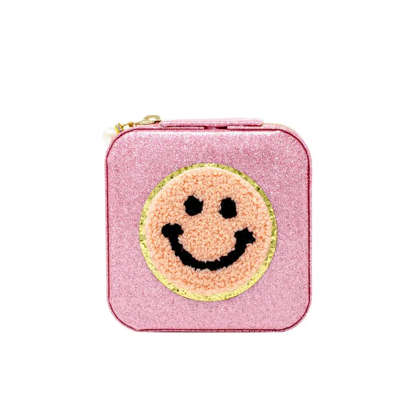 Happy Face Jewelry Box - Pink