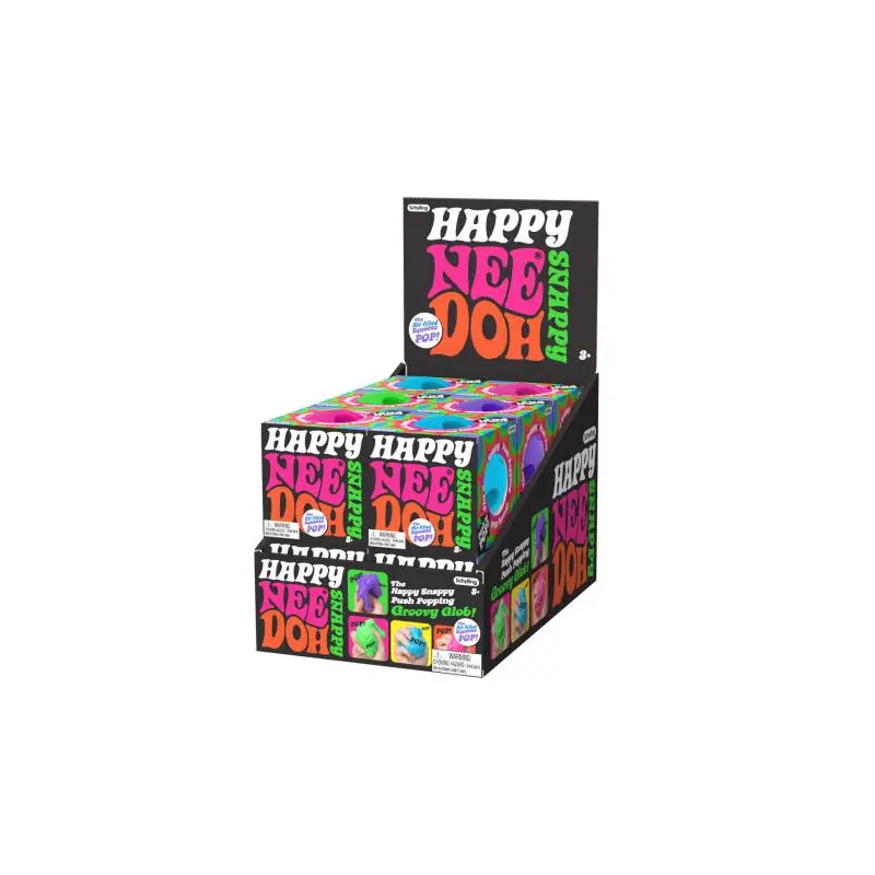 Happy Snappy NeeDoh - Assorted Colors (Sold Separately)