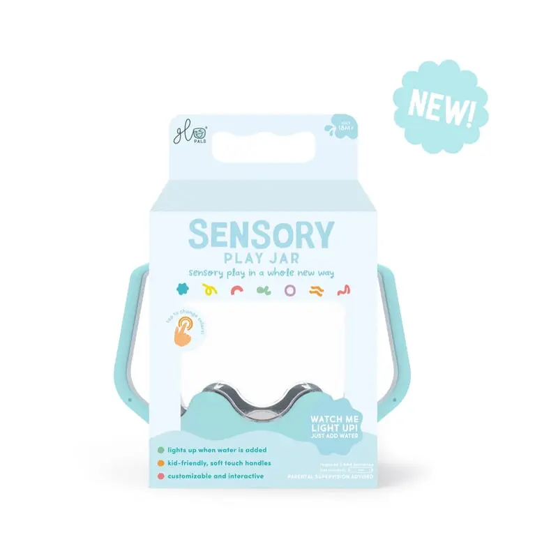 Frosty Blue Sensory Play Jar