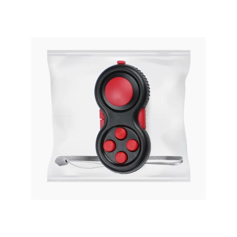 Game Pad Fidget Focus Toy: Red