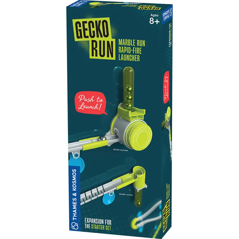 Gecko Run: Marble Run Rapid-Fire Launcher Expansion Pack