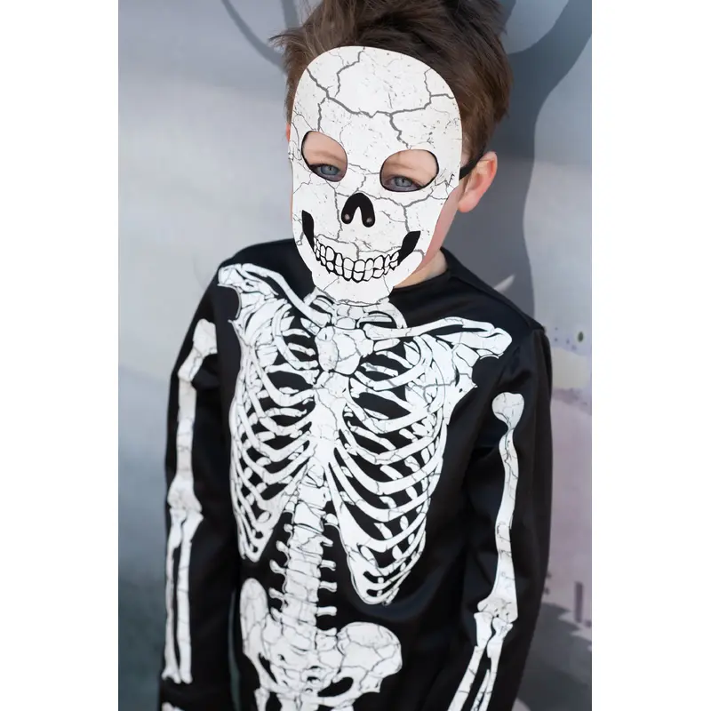 GID Skeleton Shirt Pants Mask, Size 3-4