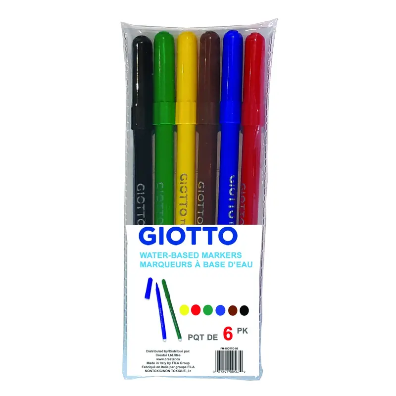 Giotto: Water-Based Markers - 6 Pk
