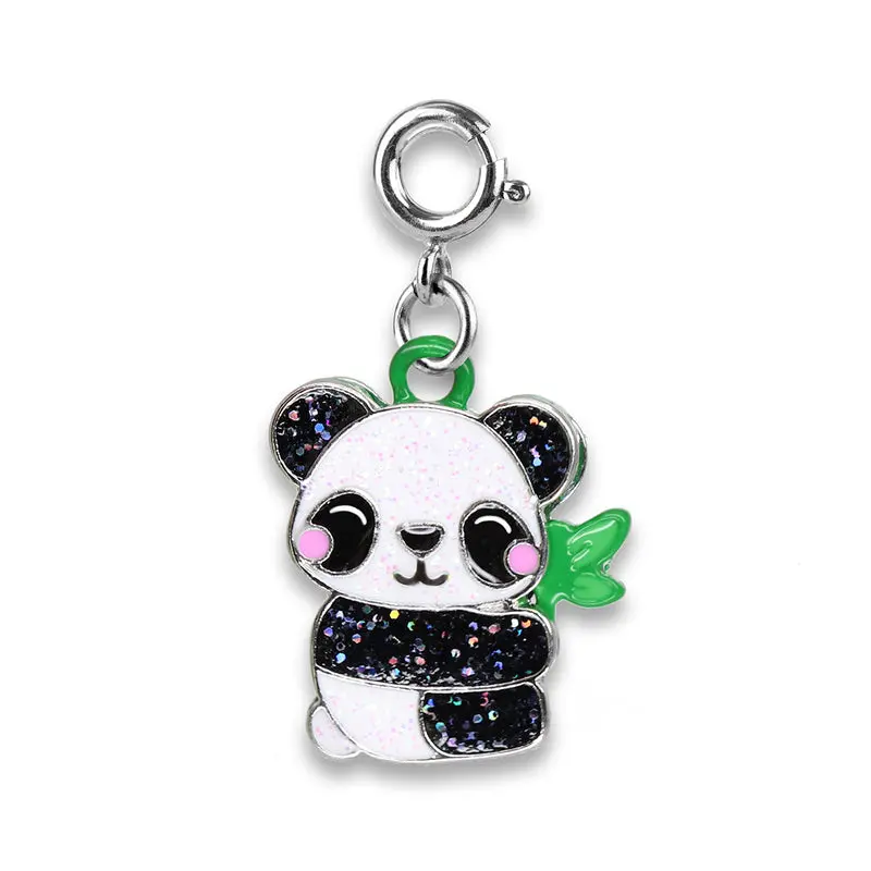 Glitter Panda Charm
