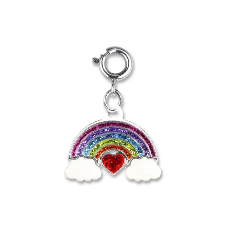 Glitter Rainbow Charm