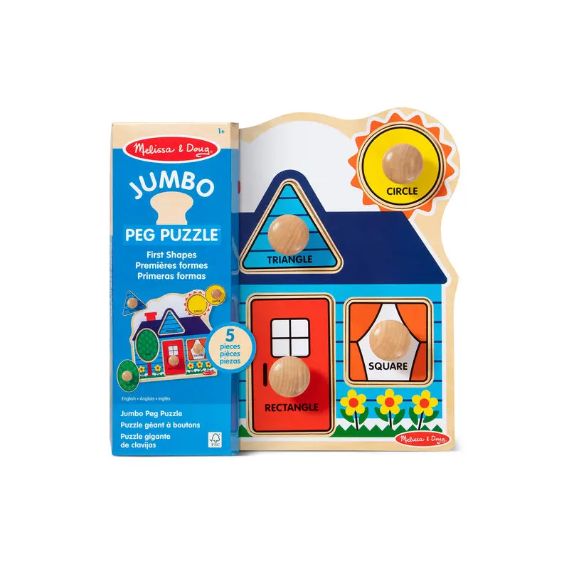 First Shapes Jumbo Knob Puzzle - 5 Pieces
