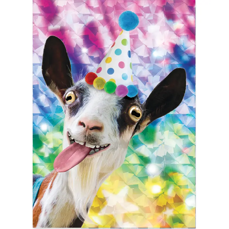 Foil: Hoping Your Birthday Is the g.o.a.t.! Card