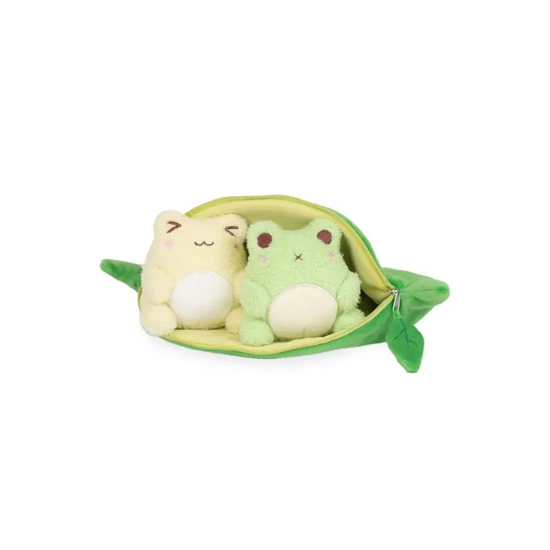 Edawawa (Cute Kawaii Edamame Frog Food Snack Bag Plush)