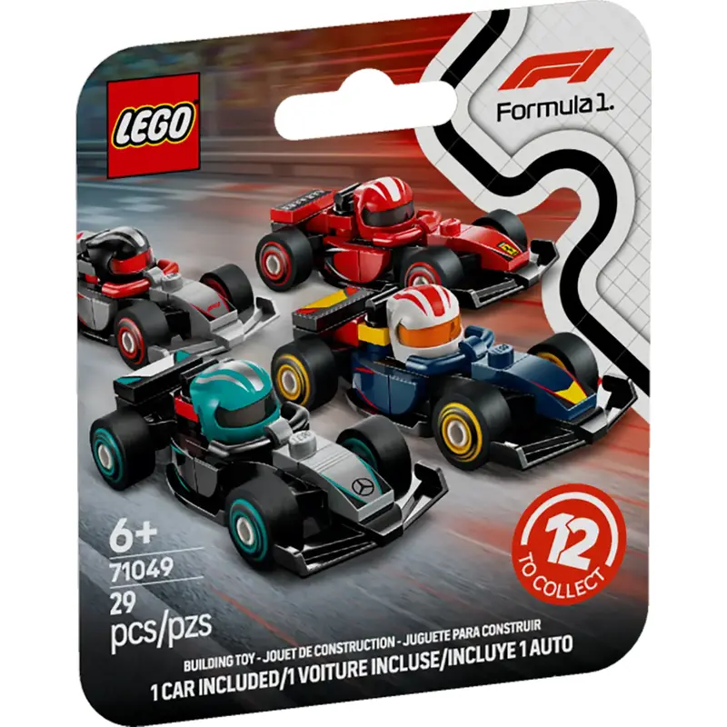 F1 Collectible Race Cars (Sold Separately)
