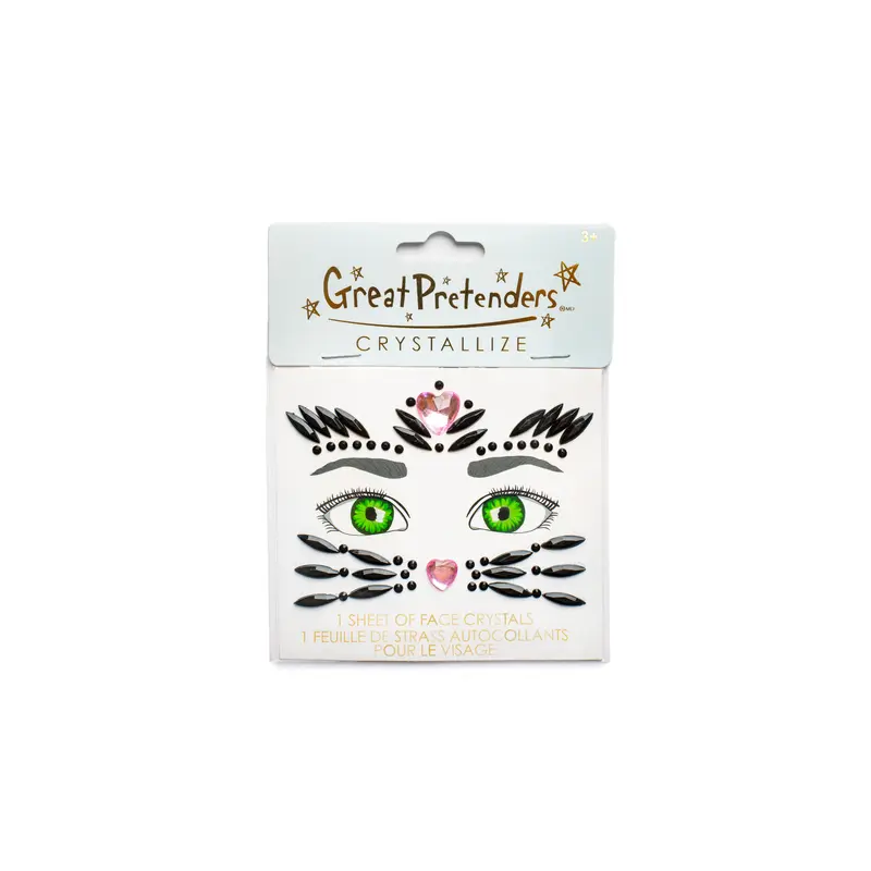 Face Crystals - Black Cat Set