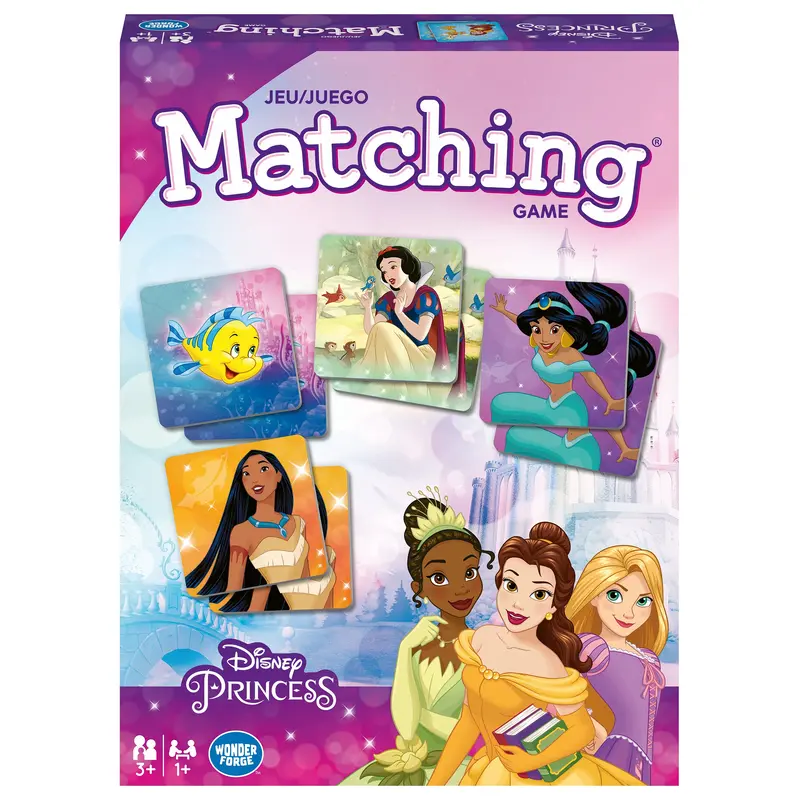 Disney Princess: Matching Game - Trilingual