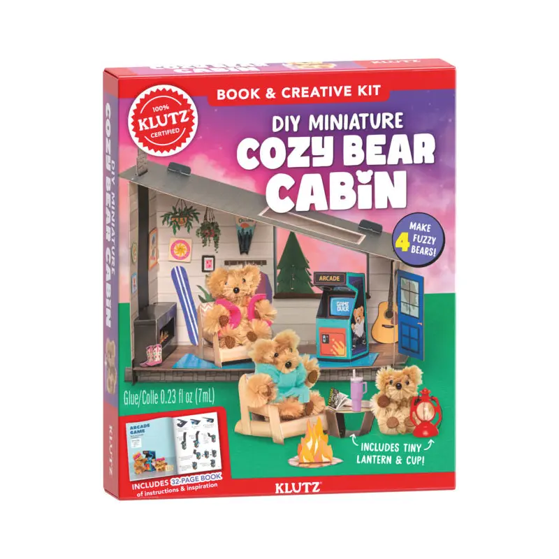 DIY Miniature Cozy Bear Cabin