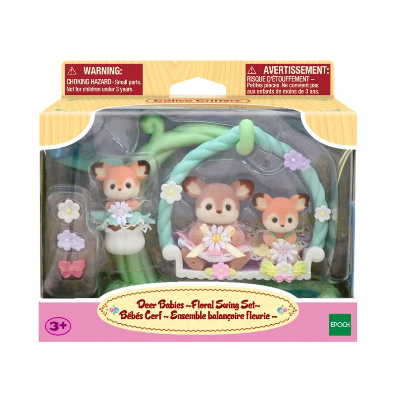Deer Babies - Floral Swing Set -  New '25
