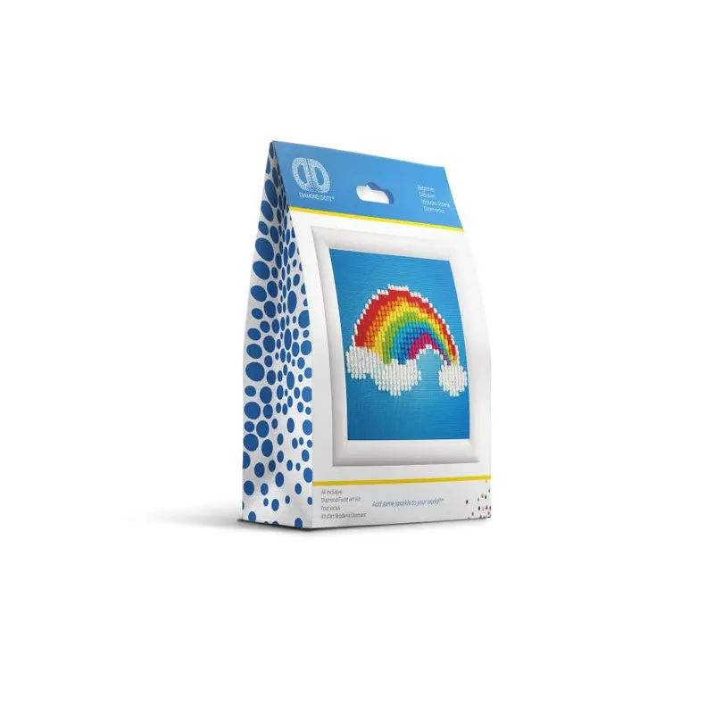 Diamond Dotz Ever Living Rainbow - Framed