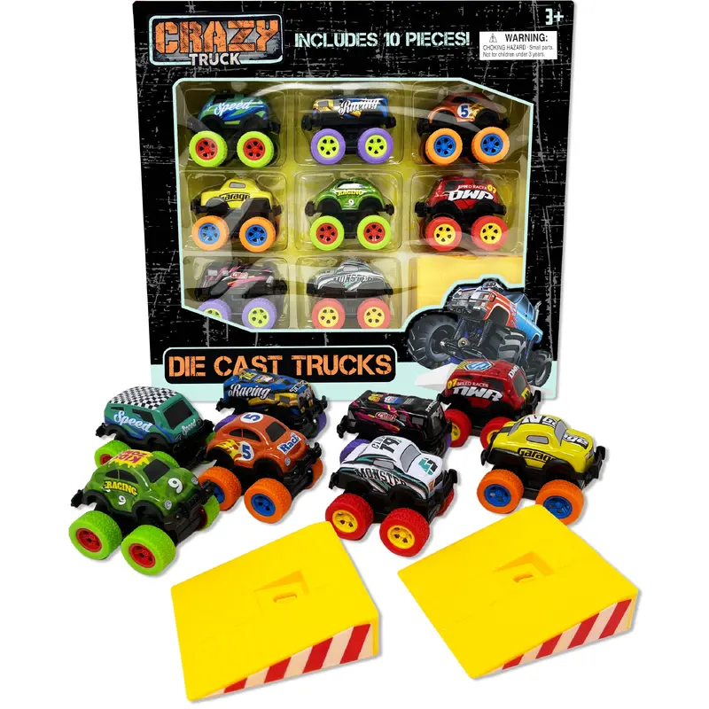 Die Cast Pull-Back Trucks (Sold Separately)