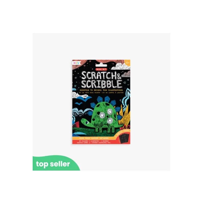 Dino Days Mini Scratch & Scribble Art
