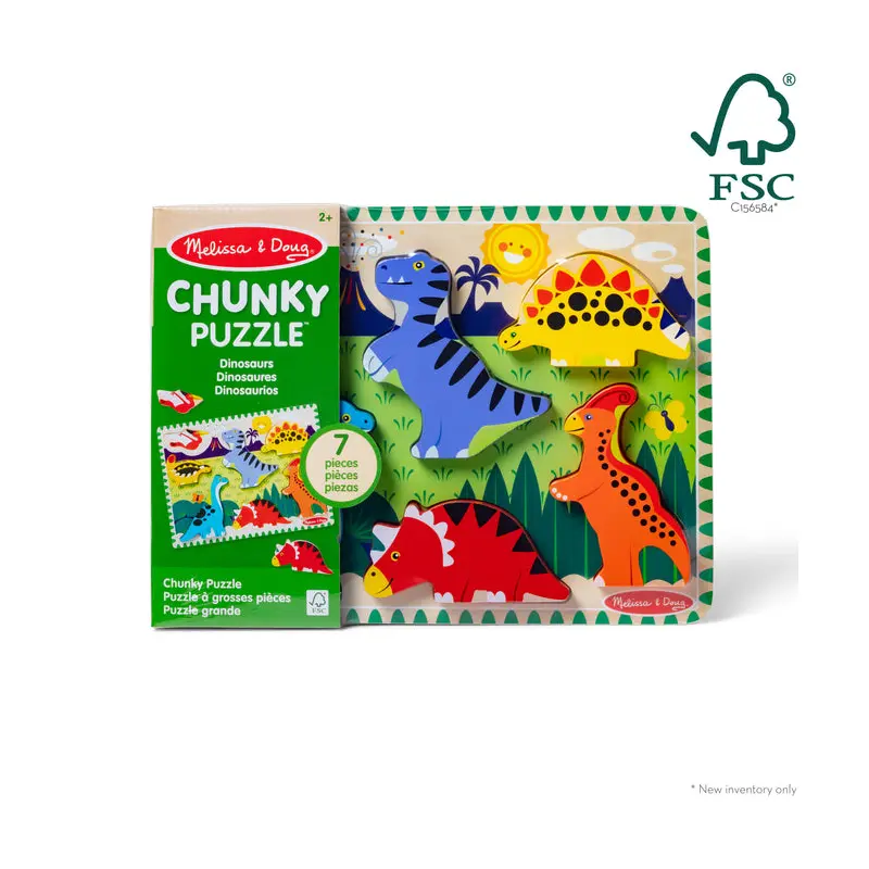 Dinosaurs Chunky Puzzle - 7 Pieces