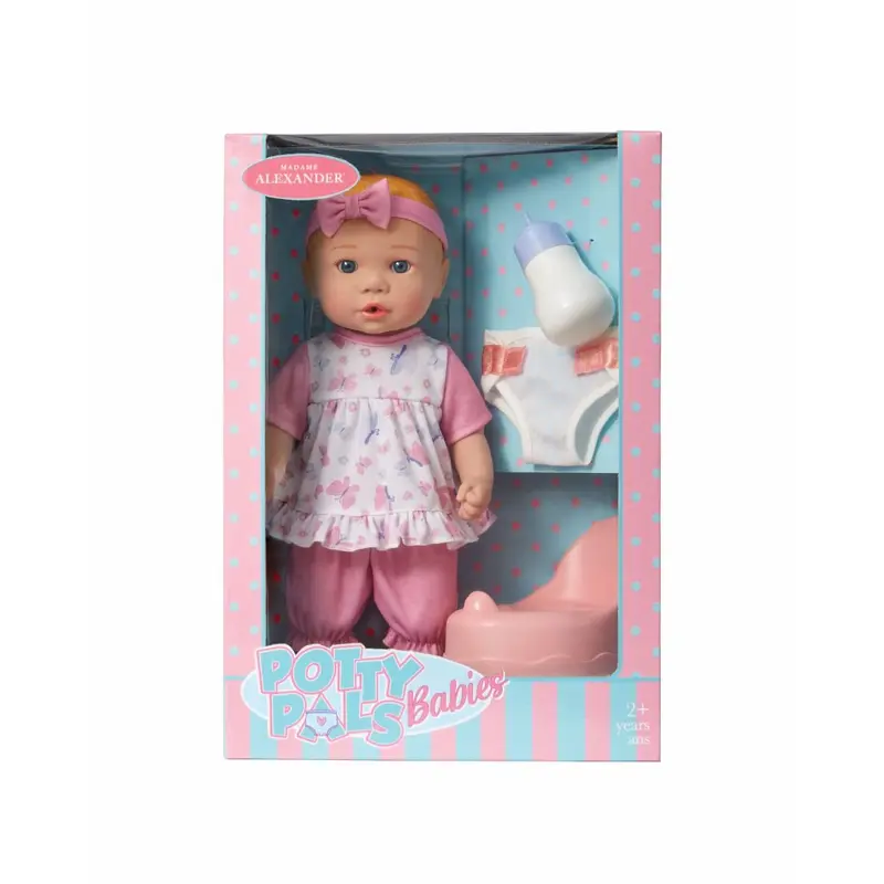 13" Potty Pals Baby Light Skin Tone