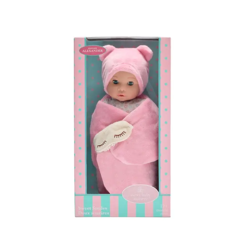 14" Sweet Smiles - Bear Sleep Sack - Light Skin Tone
