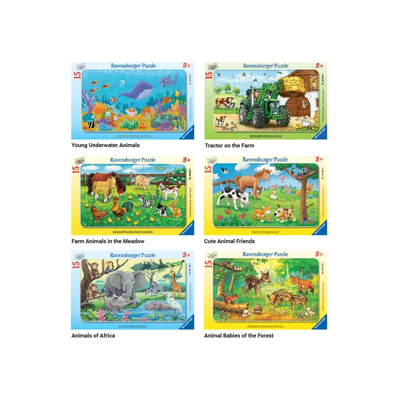 15 pc Frame Puzzle (Sold Separately)