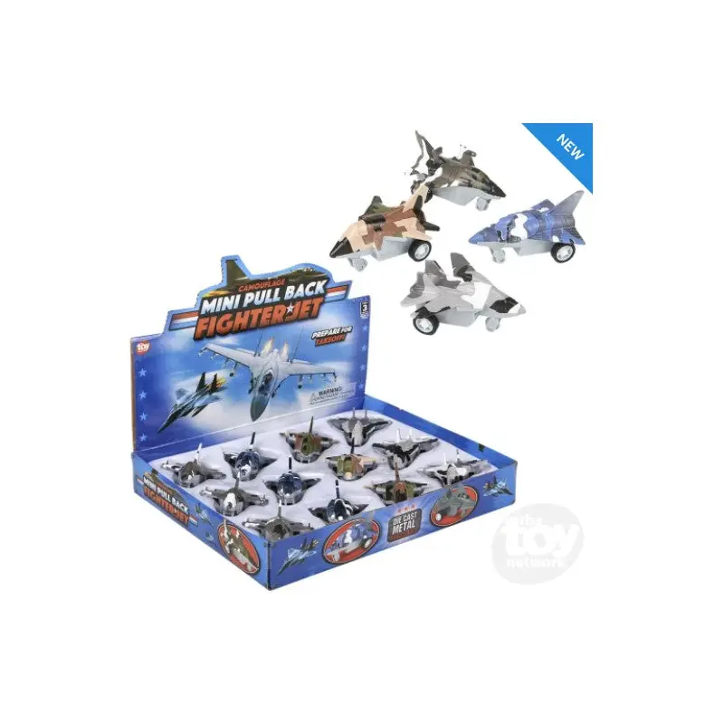 2.33" Mini Camouflage Fighter Jet (Sold Separately)