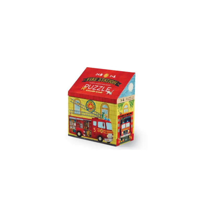 24- Pc Puzzle -Fire House