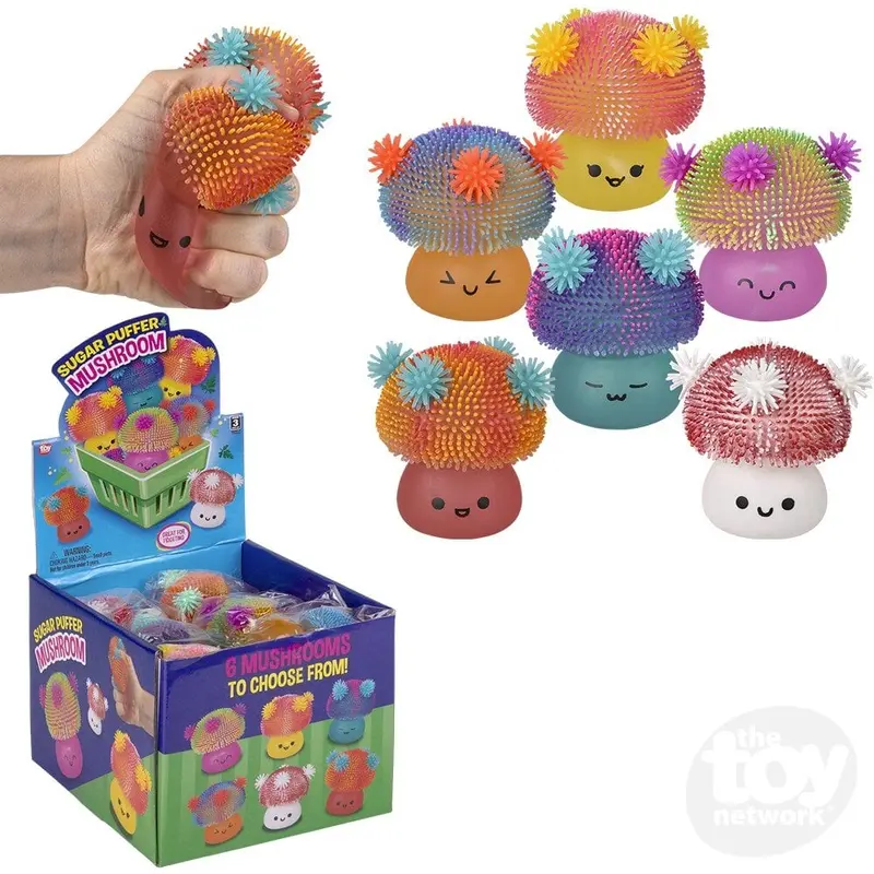 3" Sugar Puffer Mushrooms (Sold Separately)