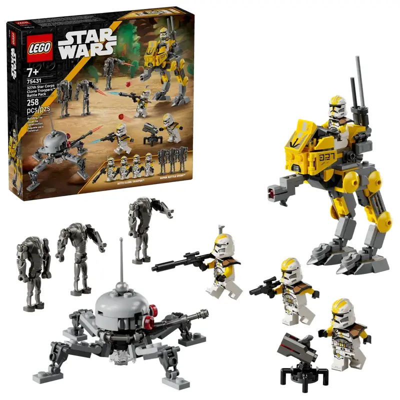 327th Star Corps Clone Troopers Battle Pack